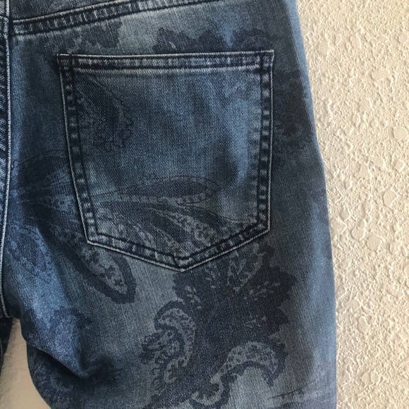 Cubas AS Gwen Paisley Crop Skinny Jeans Size 27 - Picture 6 of 10